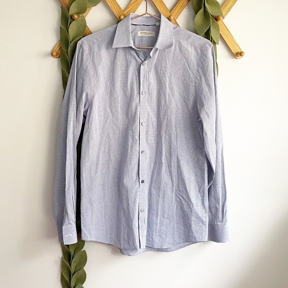 Burberry Small Check Print Button Down